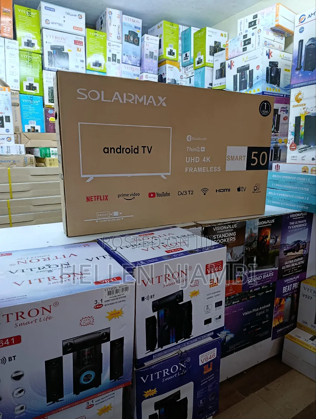 Solarmax 50 Inches Uhd Smart Android Tv