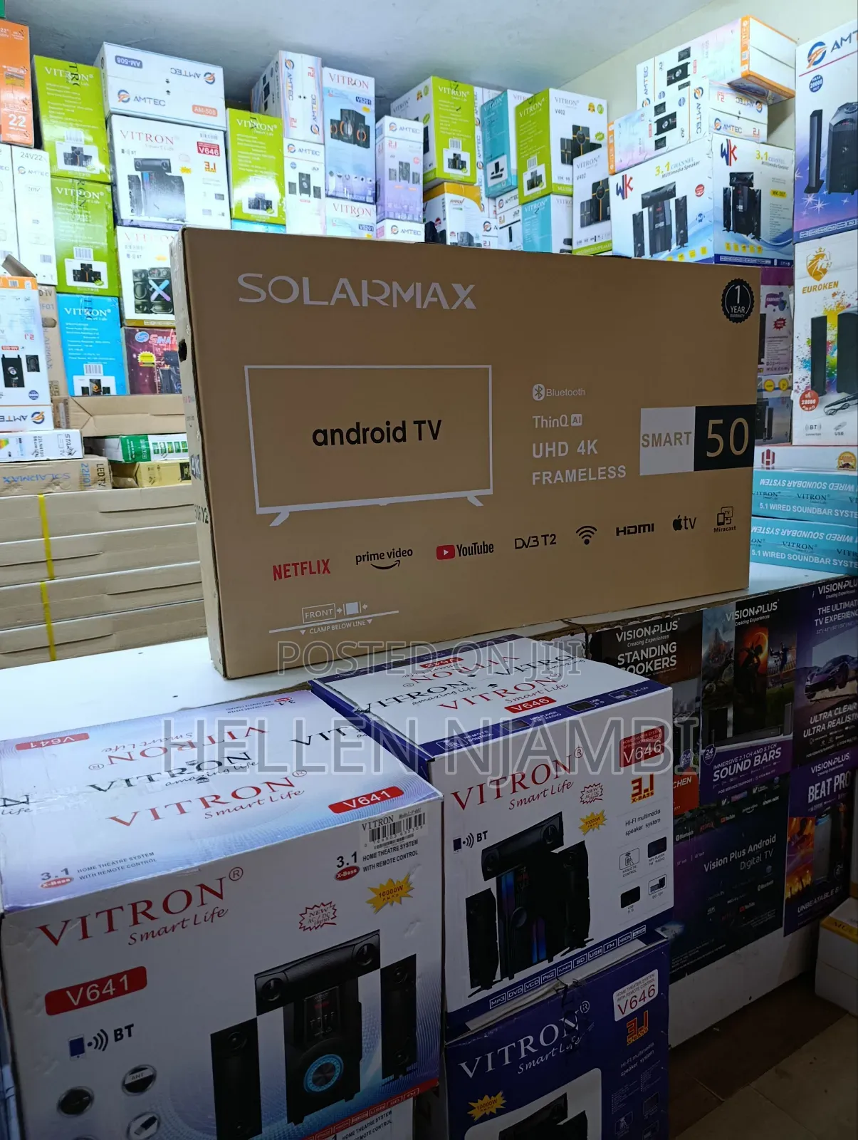 Solarmax 50 Inches Uhd Smart Android Tv