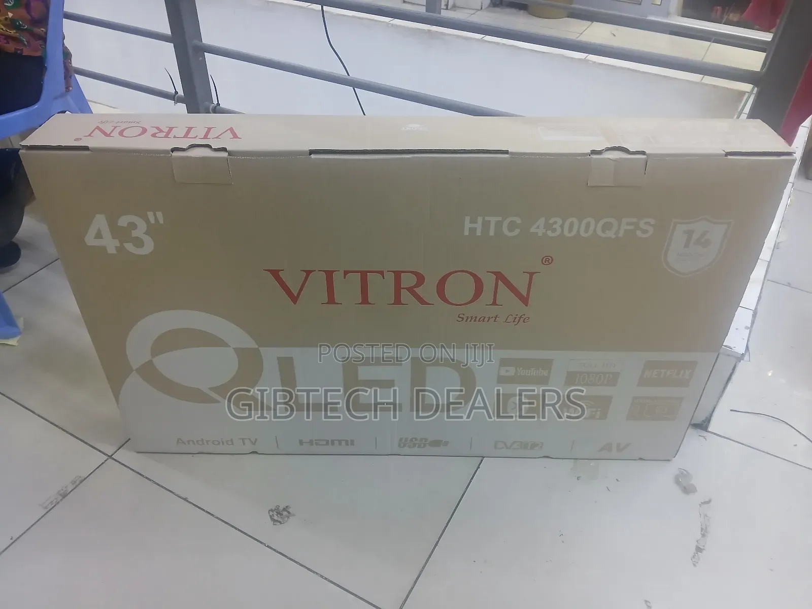Vitron 43" Qled Frameless Tv
