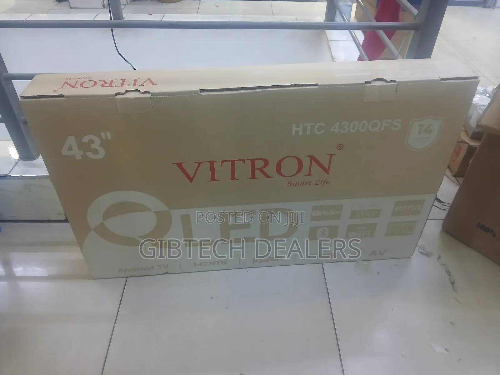 Vitron Qled 43 Smart Android Tv Frameless