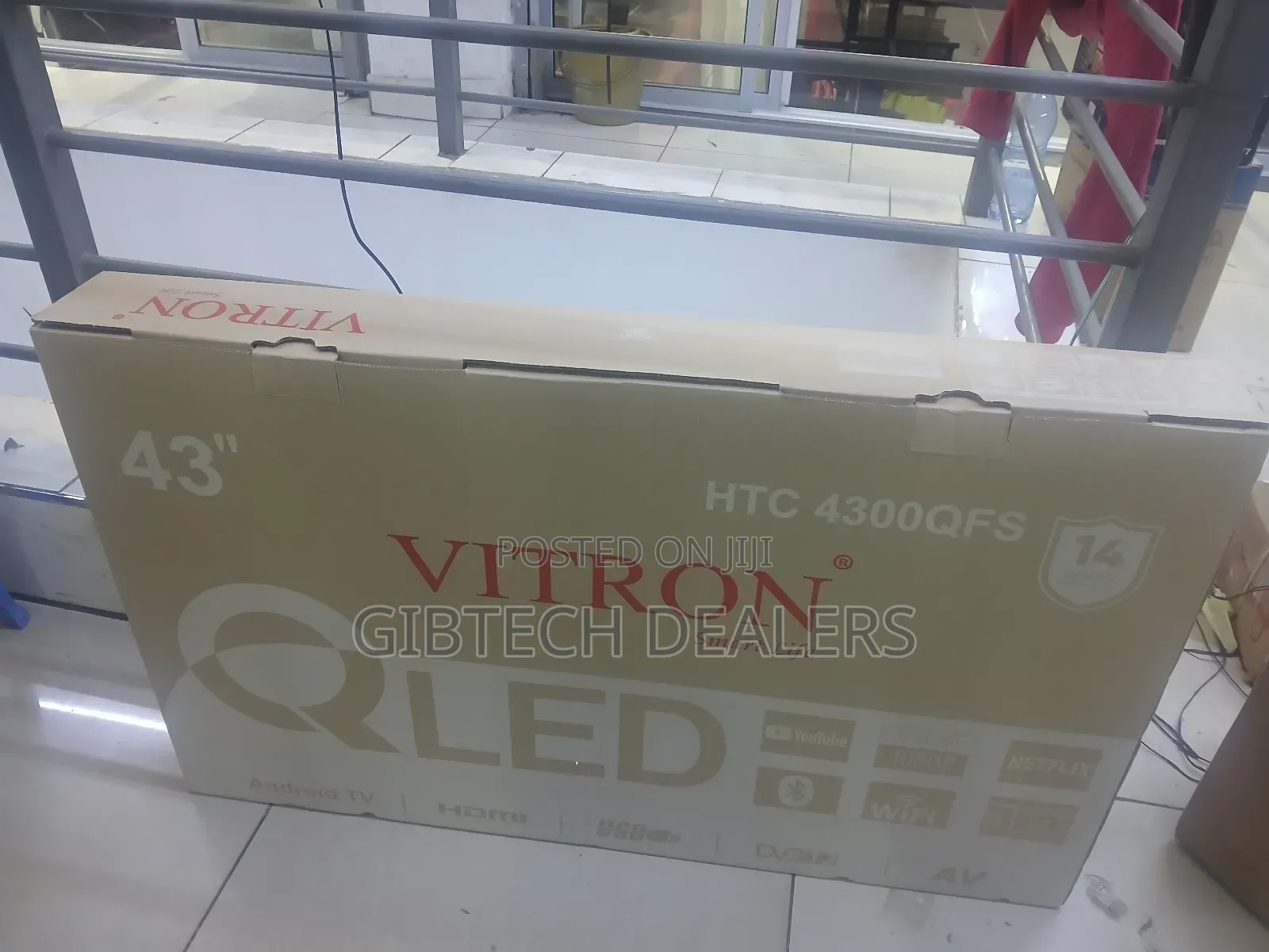 Vitron Qled 43 Smart Android Tv Frameless