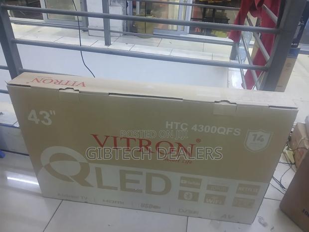 Vitron Qled 43 Smart Android Tv Frameless - thumbnail 4