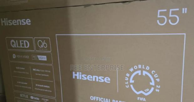 New in *Hisense Qled 55q6q Smart Android Tv - thumbnail 2
