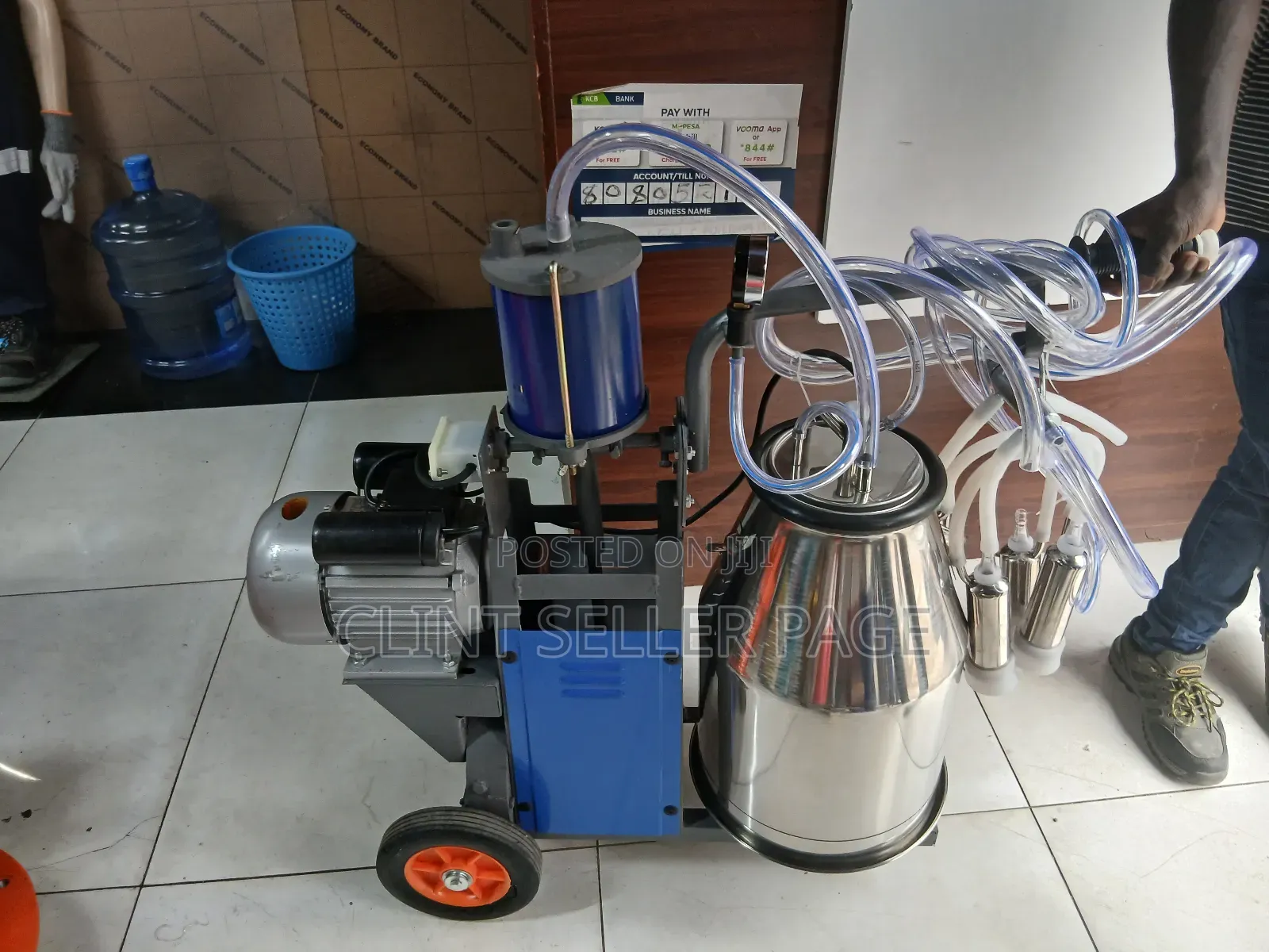 Dairy Milking Apparatus / Ac Powered Milking Machine