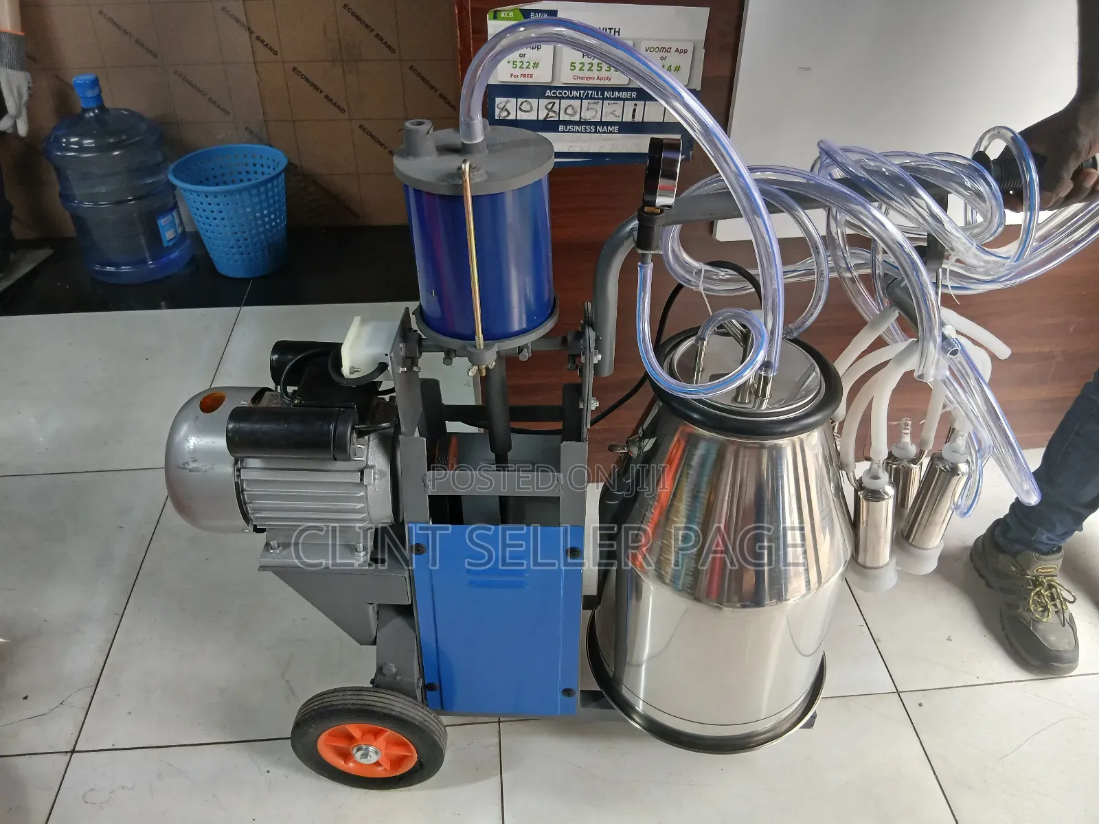 Dairy Milking Apparatus / Ac Powered Milking Machine