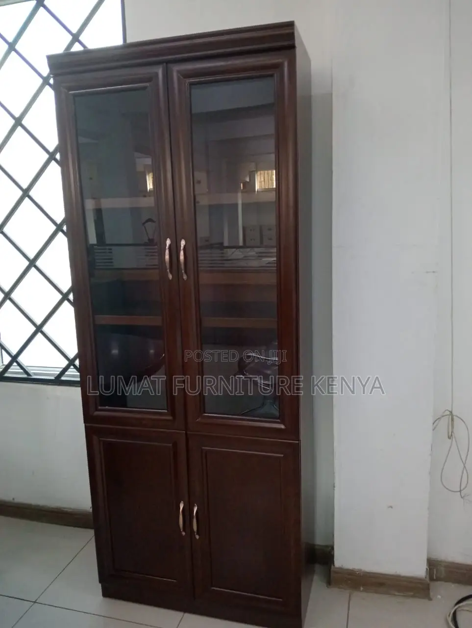2-Door Wooden Storage Cabinet