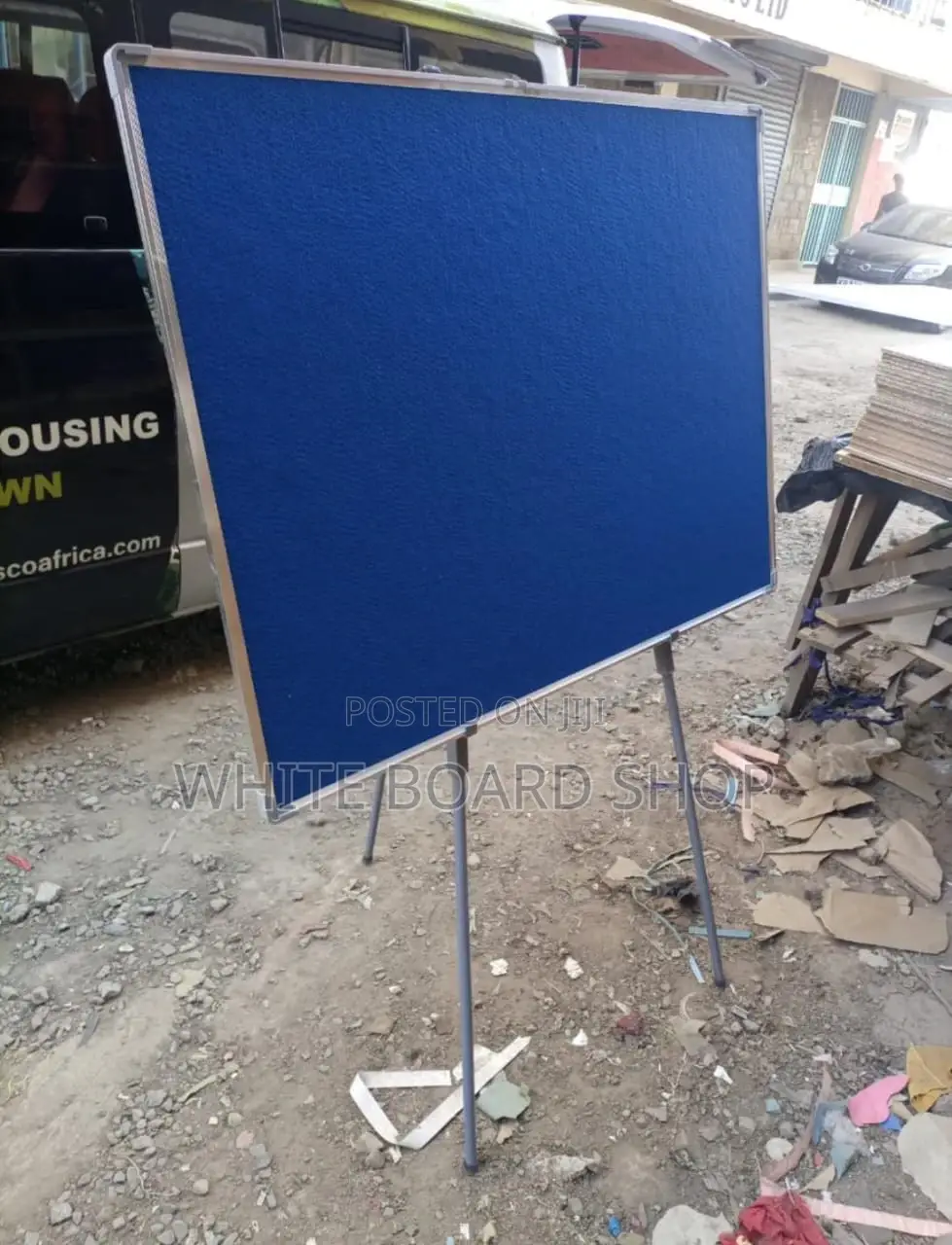 Imported Notice Board With Heavy Duty Tripod Stand – (4ft X 3ft)