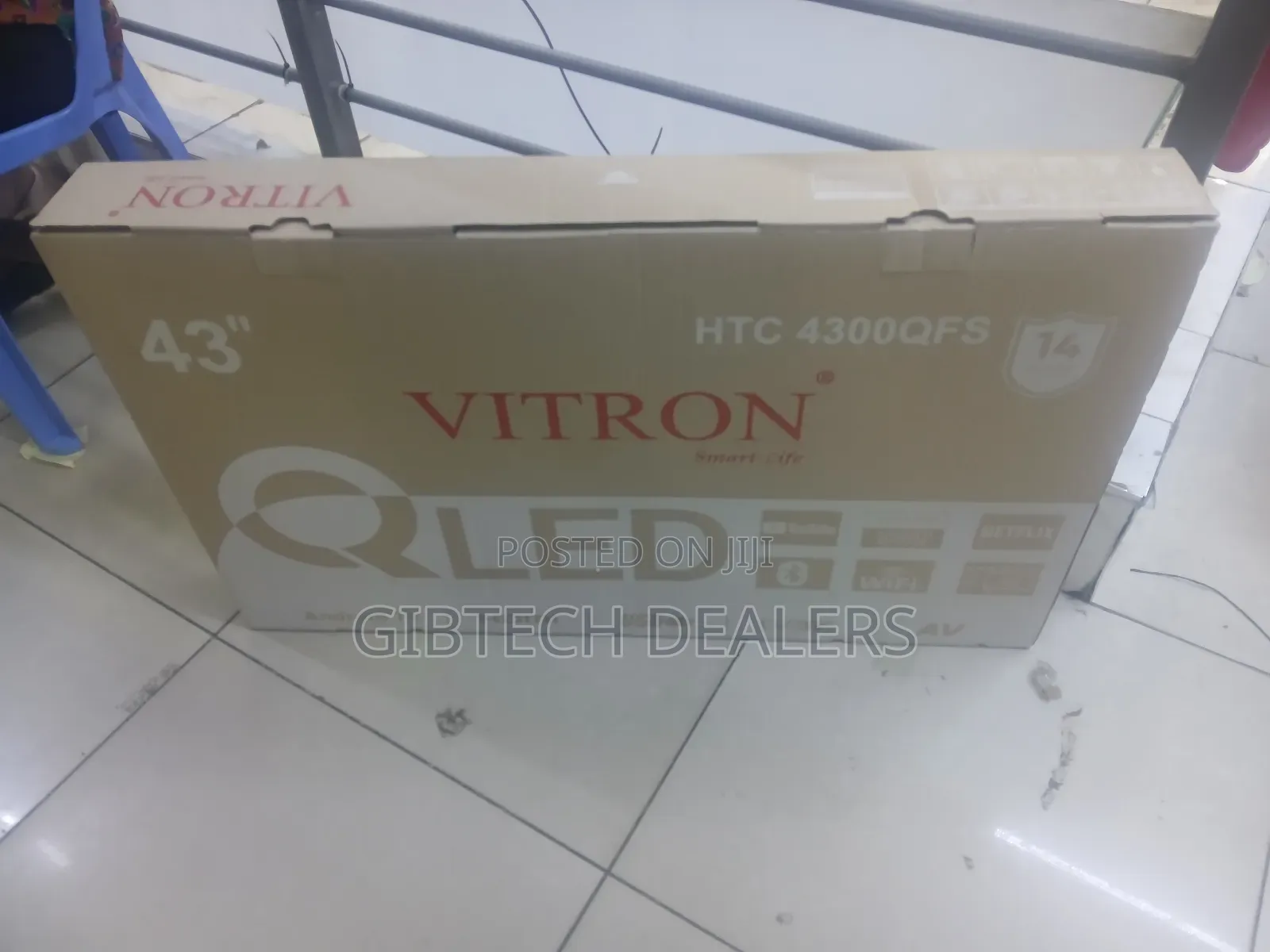 Vitron 43 Qled Smart Frameless Tv