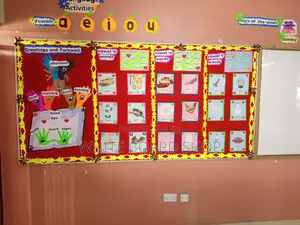 Classroom Fabric Pin Board 240cm X 120cm (8ft X 4ft)