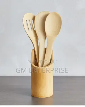 Bamboo Cooking Spoon 4pcs