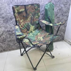 Foldable Outdoor Camping Chairs "Combat "With Cup Order - main view