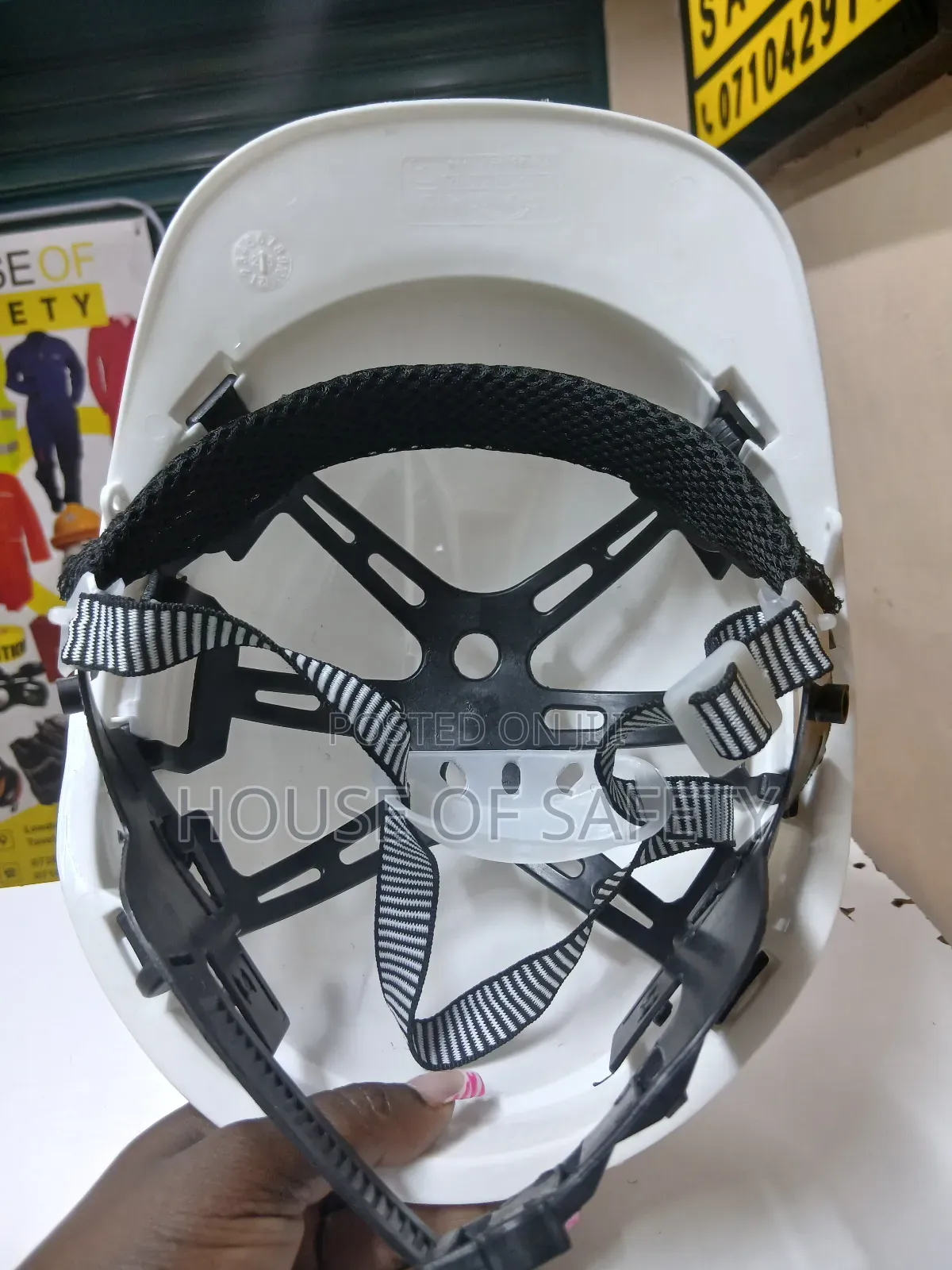 Ppes Head Protection Helmet In White