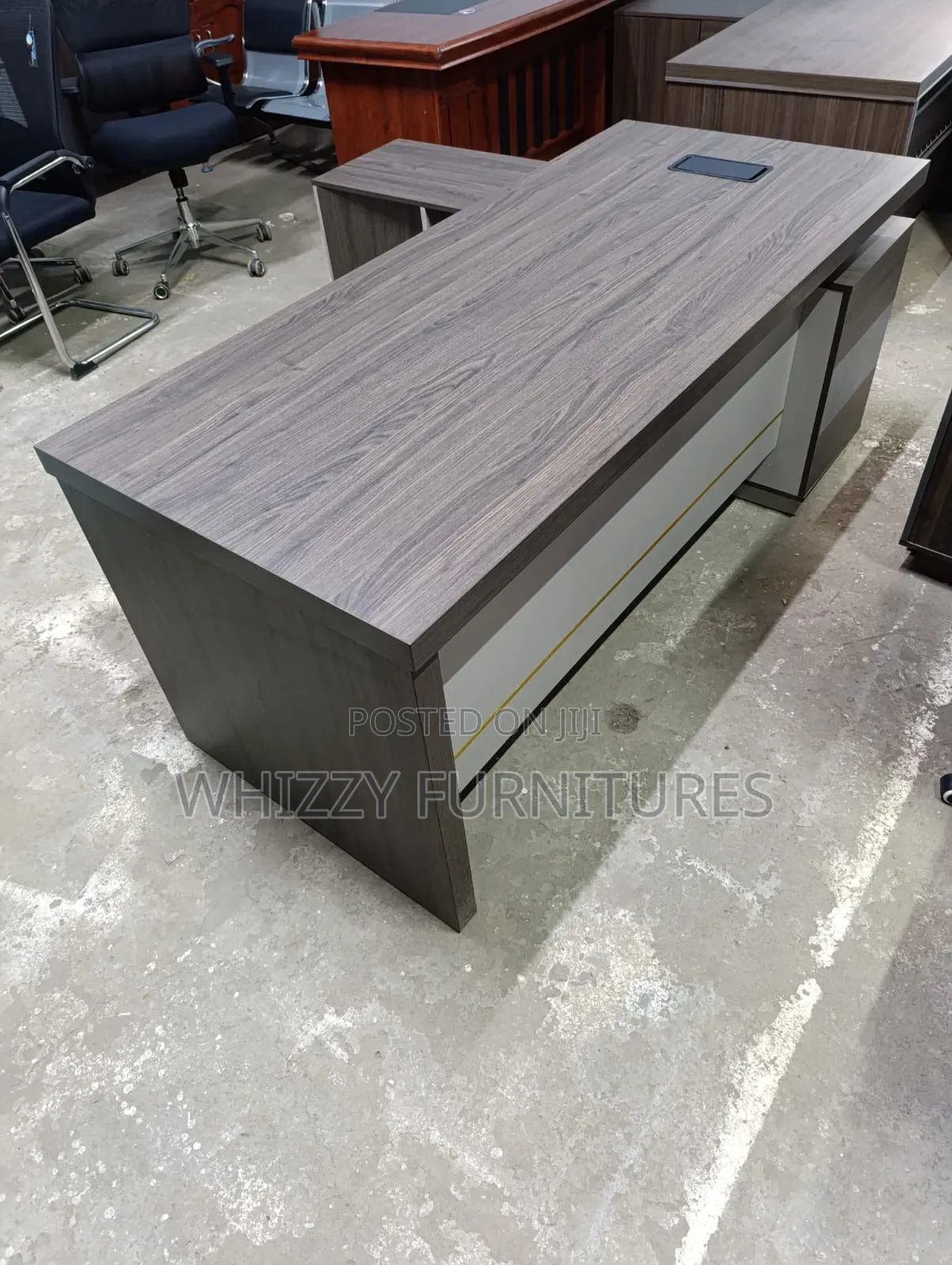 L-Shaped Executive Office Desk