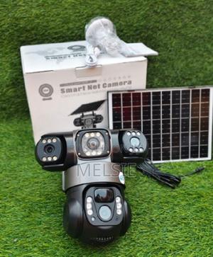 4g 4mp Triple Lens (Three) Solar Powered PTZ Camera Solar Camera - thumbnail 2