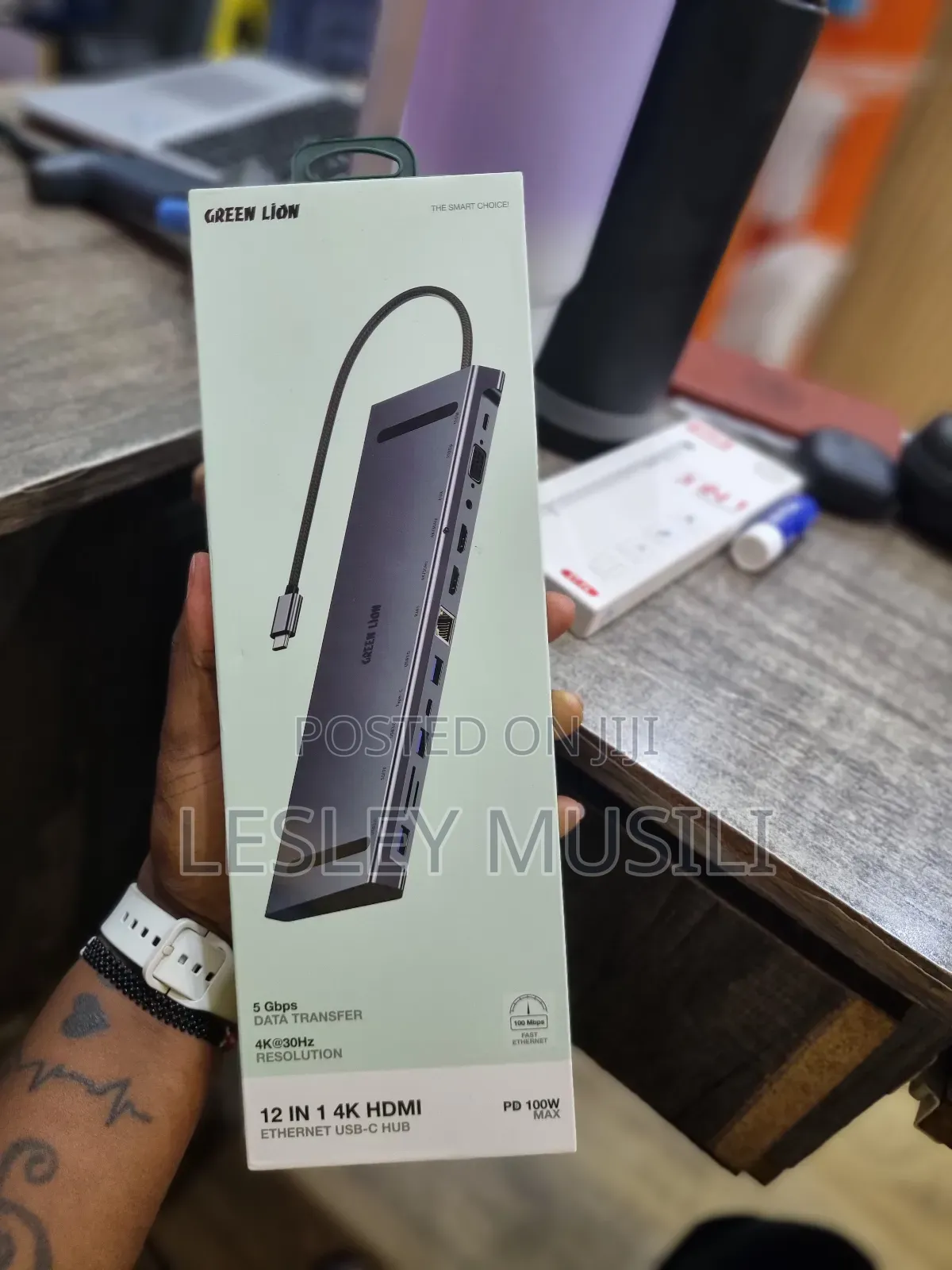 Green Lion 12 in 1 Hdmi Ethernet Usb -C Hub
