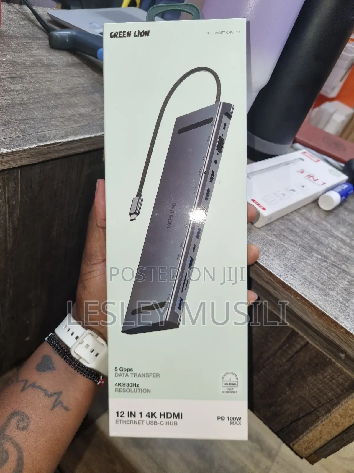 Green Lion 12 in 1 Hdmi Ethernet Usb -C Hub