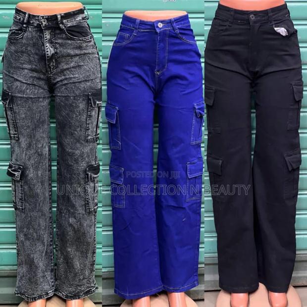 Ladies Classic Cargo Trousers - main view