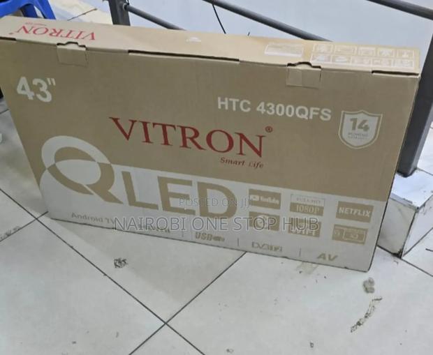 Vitron 43 Qled Android Television - thumbnail 2