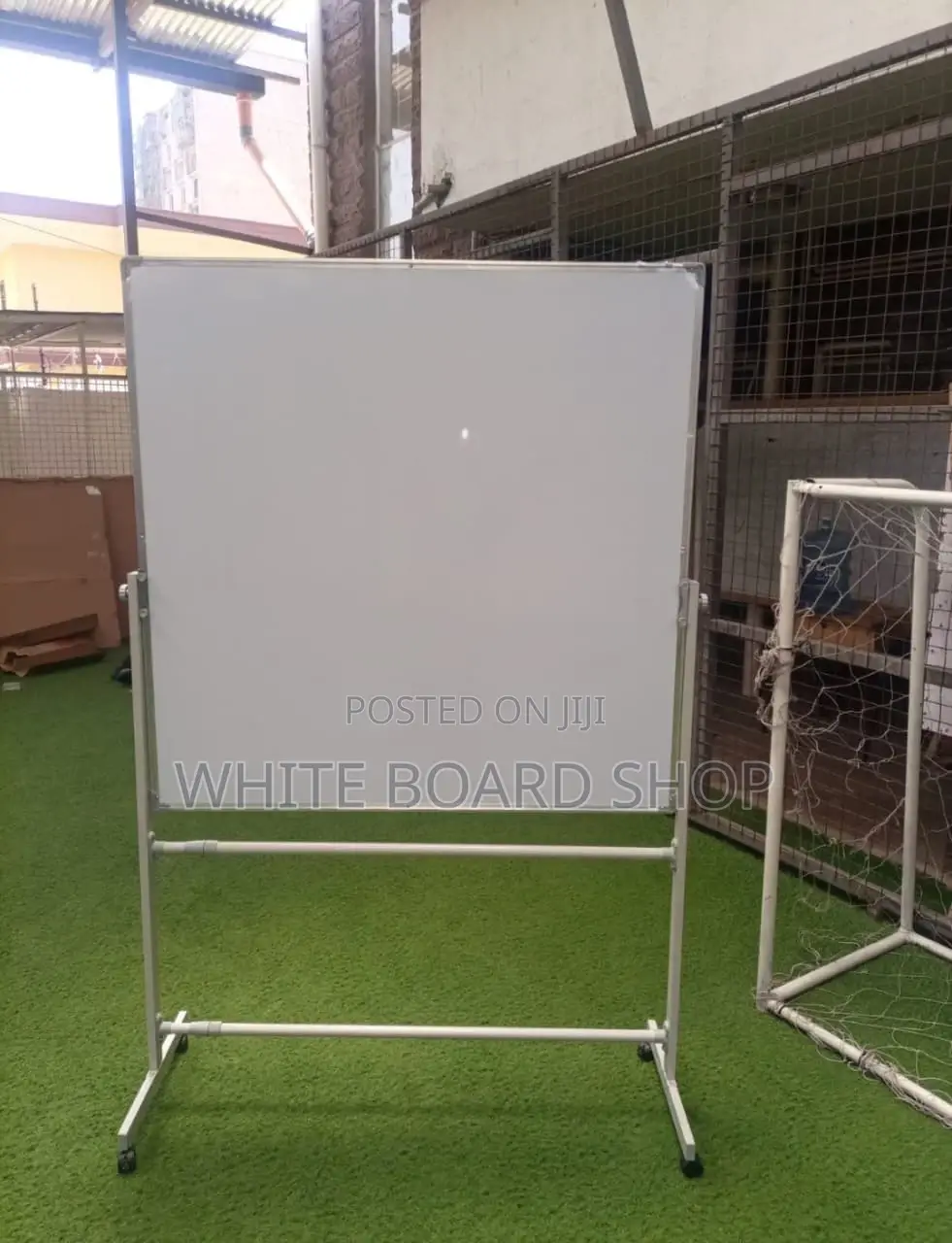 Free Standing Portable Magnetic White Board – 1.2m X 1.2m (4ft X 4ft)
