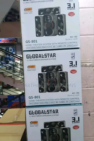 Globalstar Gs-801 3.1 X-bass Multimedia Speaker System.