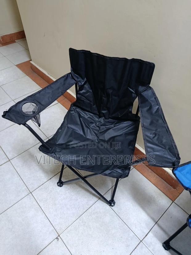 Camping Chair Black - main view