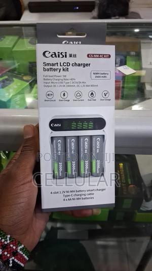 Caisi Aa Rechargeable Batteries With LCD Charger