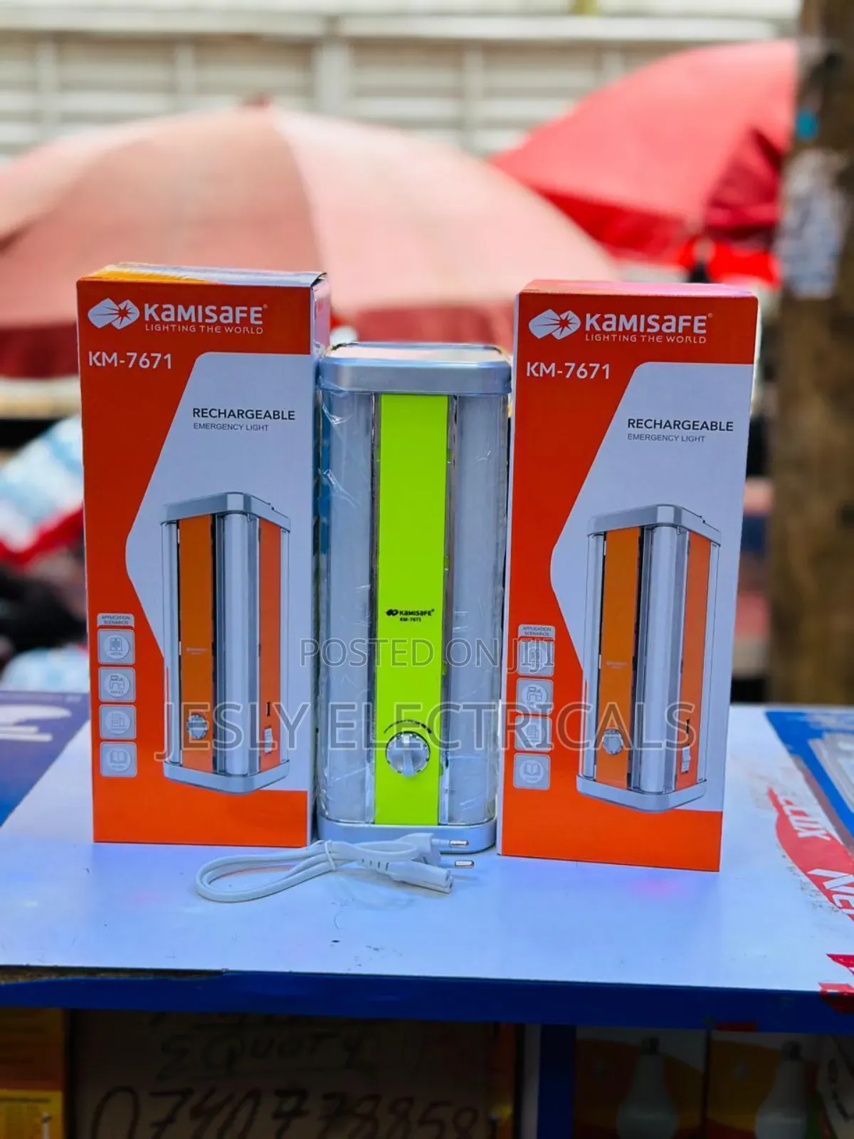 Kamisafe Km-7671 Rechargeable Led Emergency Lamp.