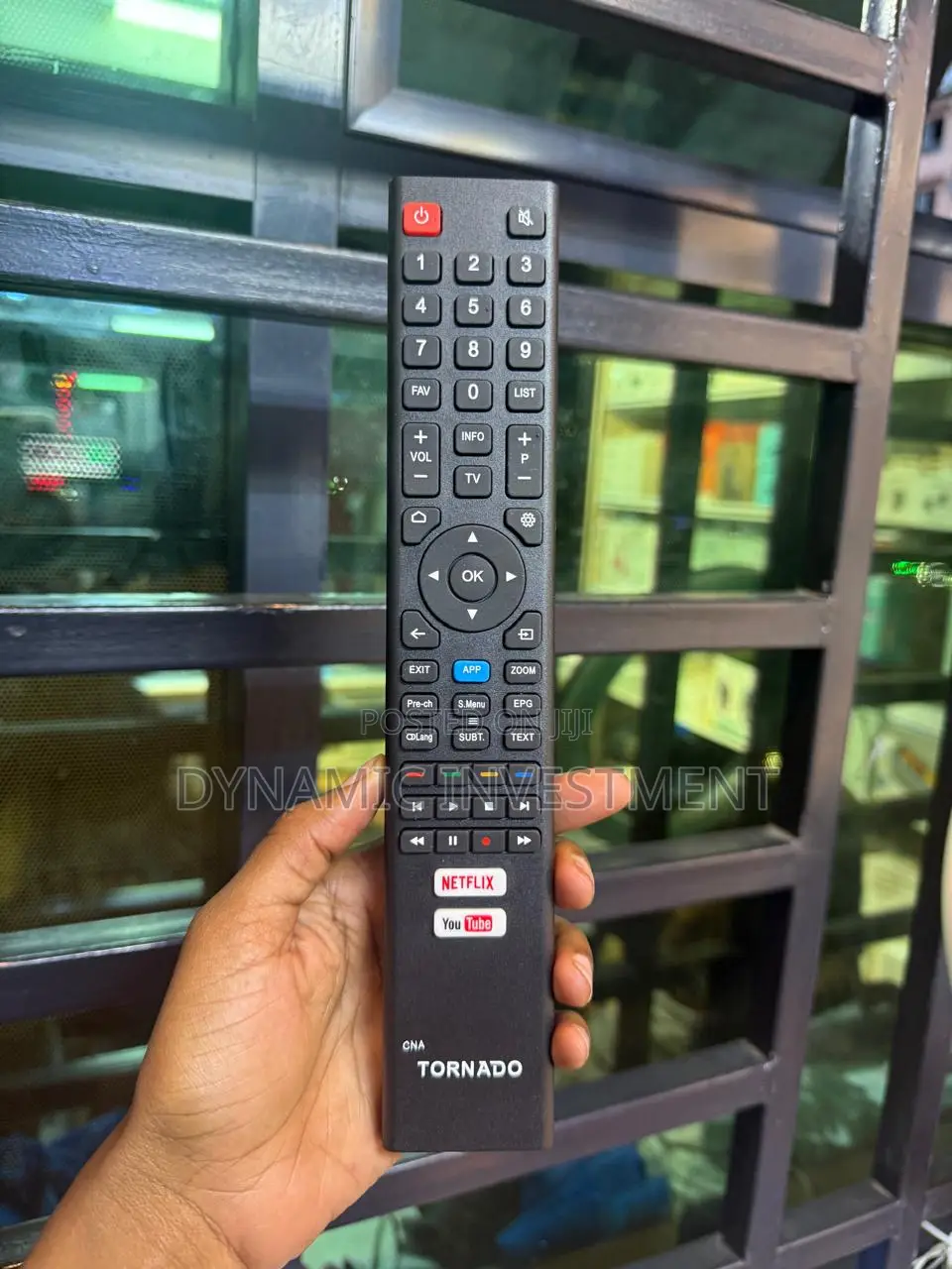 Smart/Android Tv Remote Control for Tornado Tv Youtube,Netflix Buttons