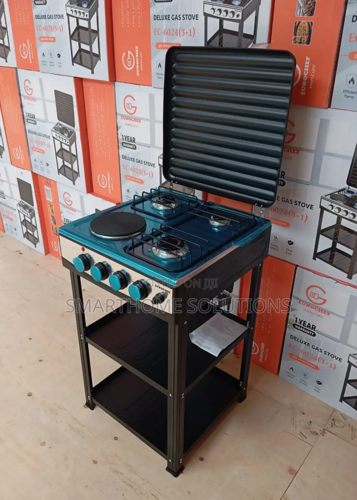 Eurochef 3+1 Cooker With Shelves Ec-6024
