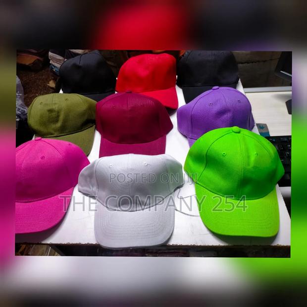 Cotton Casual Plain Caps - thumbnail 3