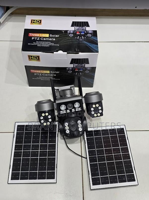 Triple Lens 4g Solar PTZ Camera – Advanced Outdoor Security Camera