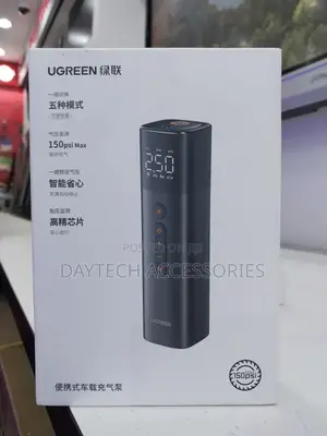 Ugreen Tyre Portable Air Pump 150psi/10.3bar Dc 12v Air Compressor.