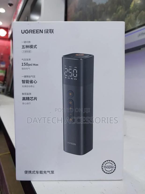 Ugreen Tyre Portable Air Pump 150psi/10.3bar Dc 12v Air Compressor.