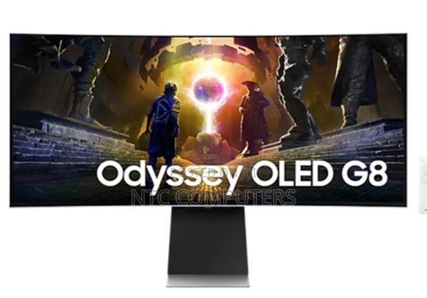 Samsung G85sd 34" Uwqhd Oled Curved Smart Gaming Monitor, 3440x1440