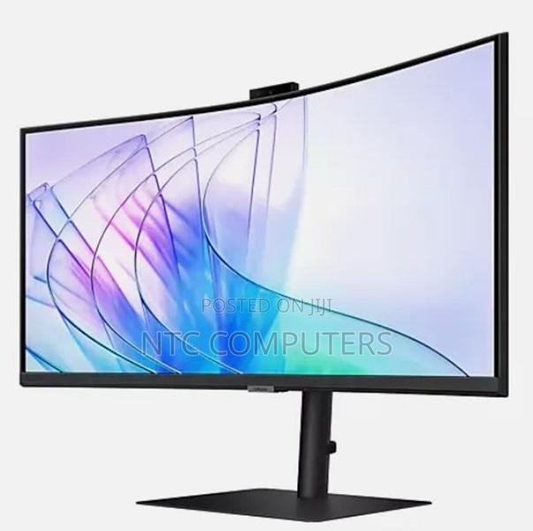 Samsung S65vc 34" Uwqhd Curved Monitor, Height/Tilt/Swivel Adjustable