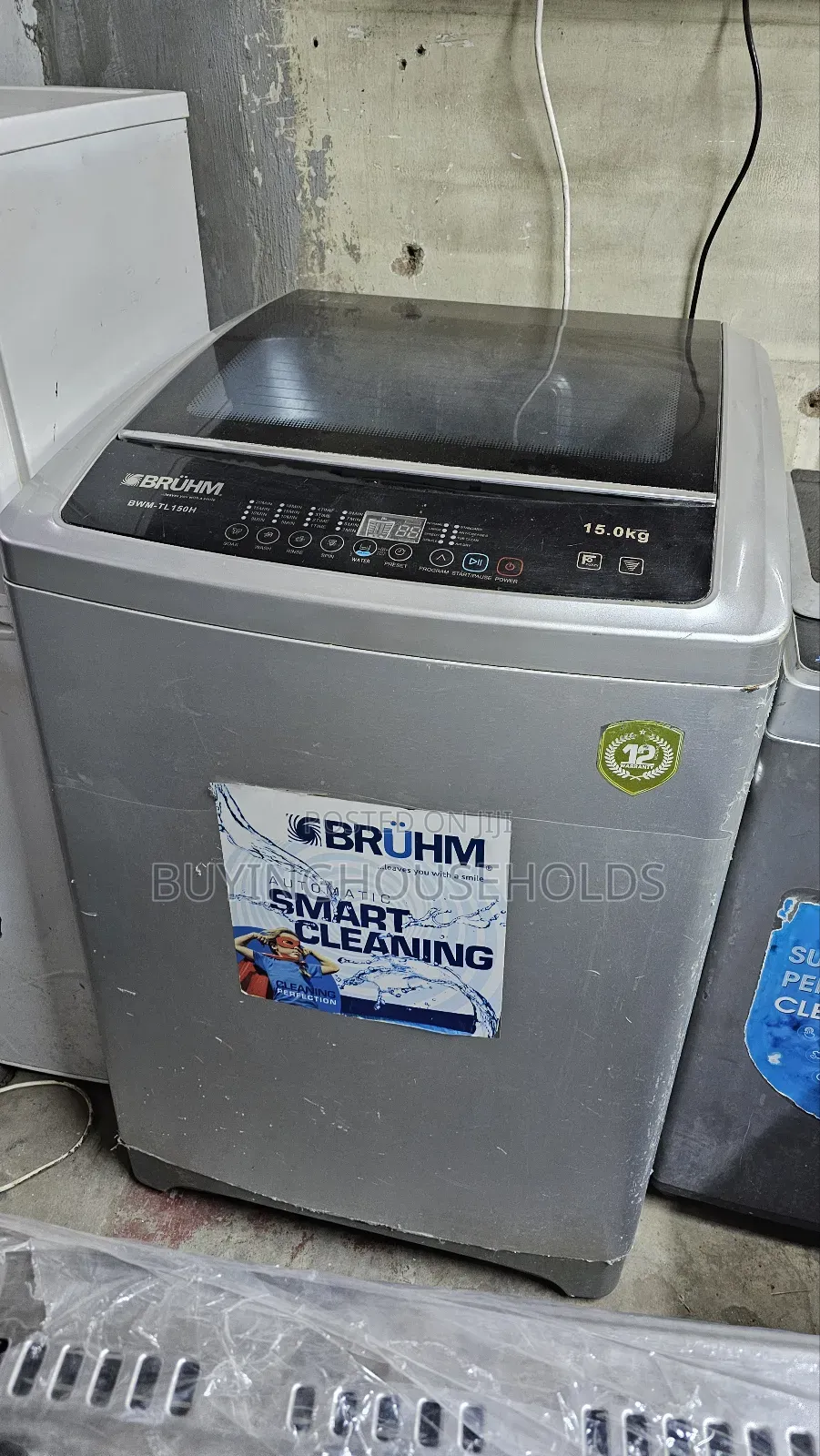 Bruhm 15kg Top Load Washing Machine