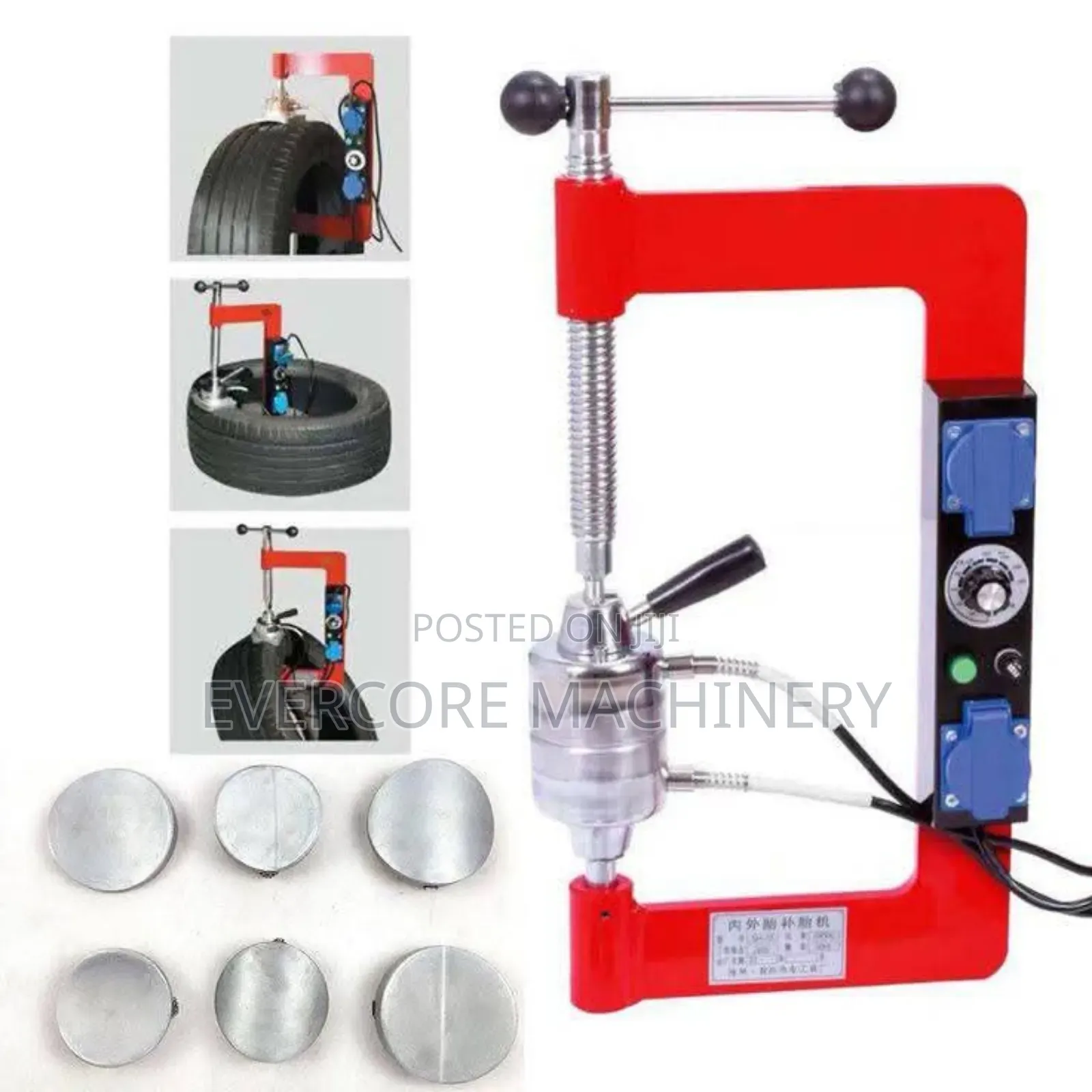 Commercial Tyre Vulcanizer Machine or Puncture Repairs.