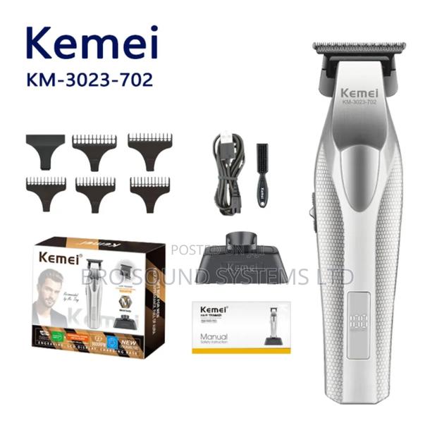 Original Kemei Hair Trimmer, Hair Clipper, Rechargable Haircut Machine