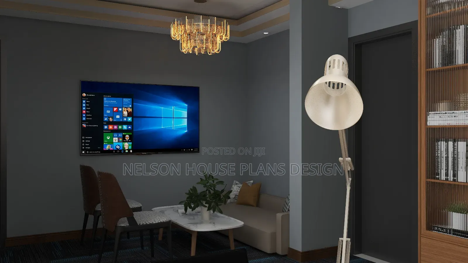Interior Design 3d Rendering