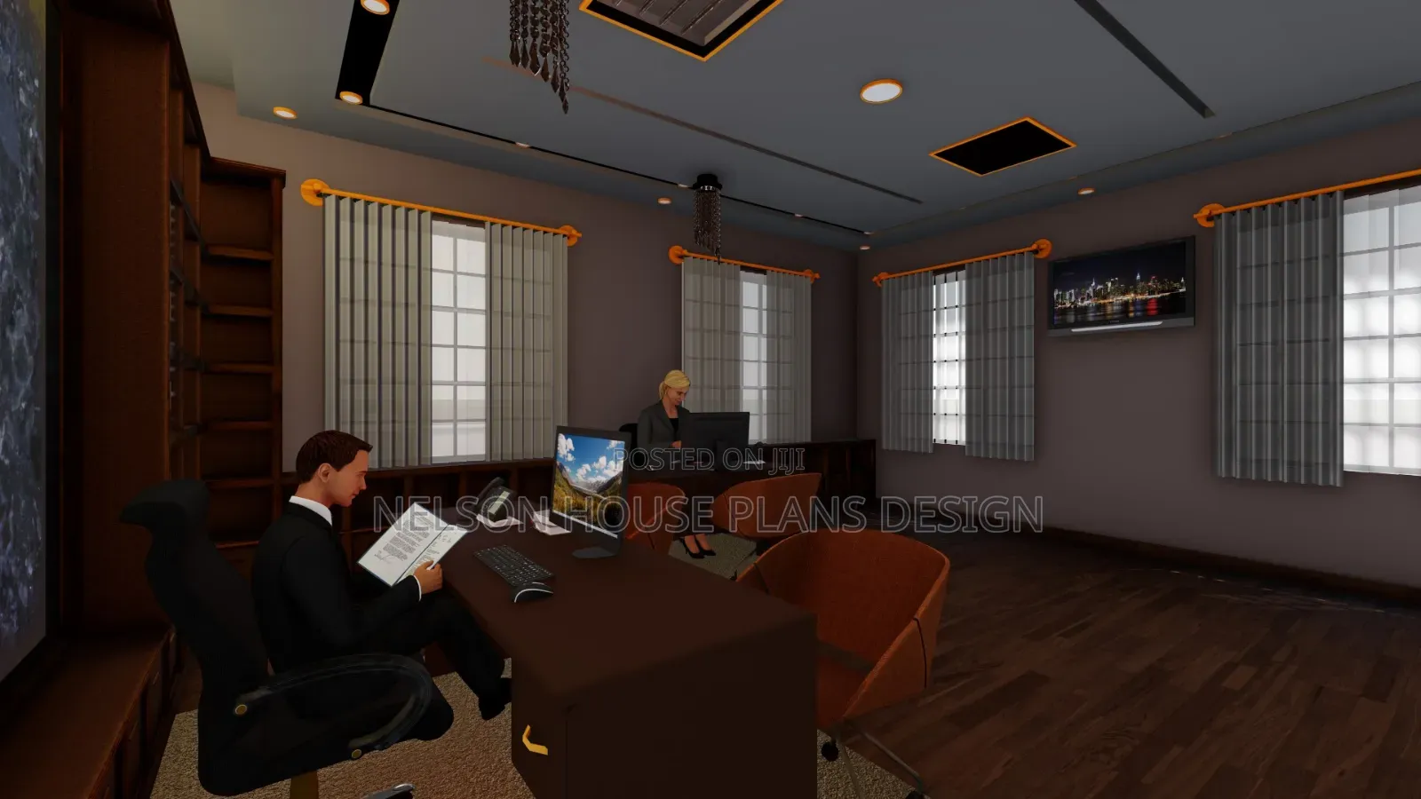 Interior Design 3d Rendering