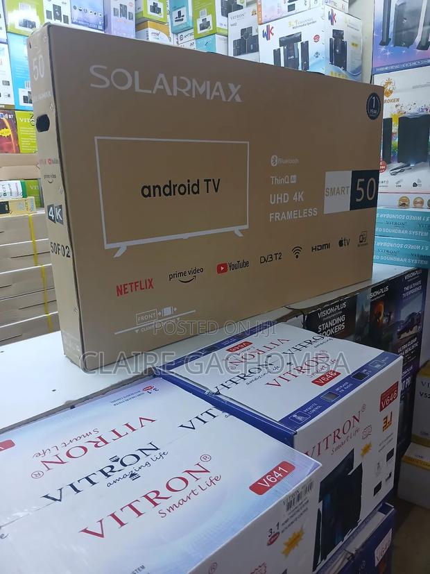 Solarmax 50" Inch Full Hd Frameless Bluetooth Enabled Smart/Android Tv - thumbnail 2