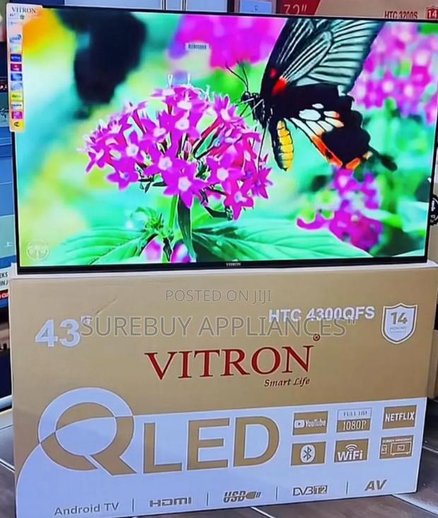 Vitron 43′′ 43000qfs Qled Smart Tv New 2025 