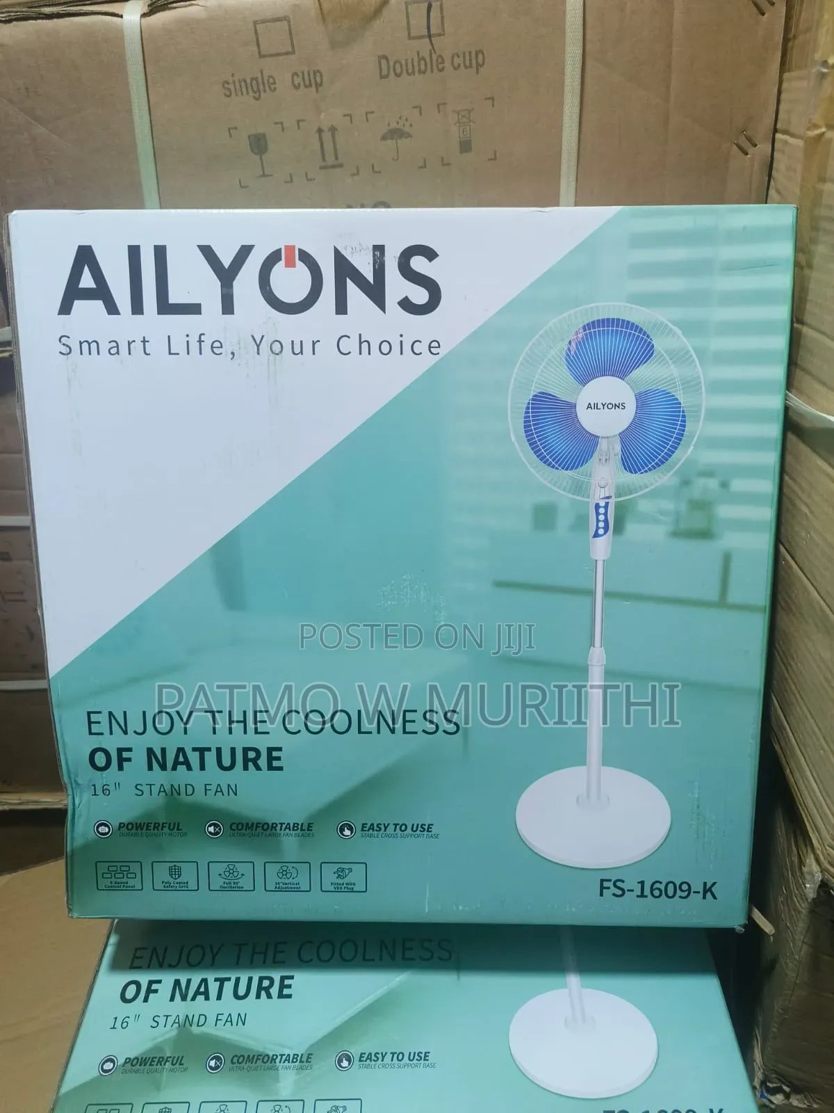 Fans, Ailyons Standing Fan 16inches