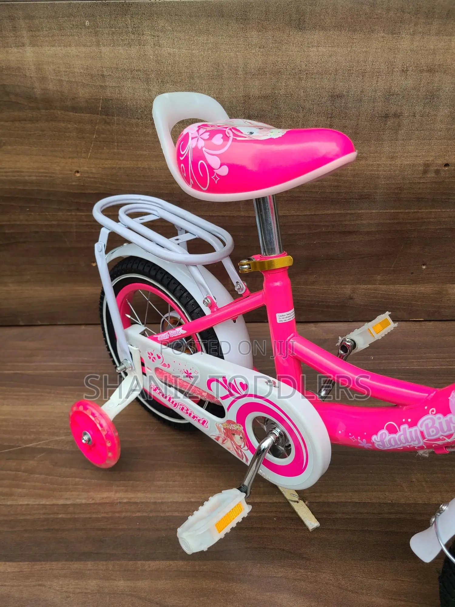 Kids Bike With Trainer Wheels – Size 12/14/16