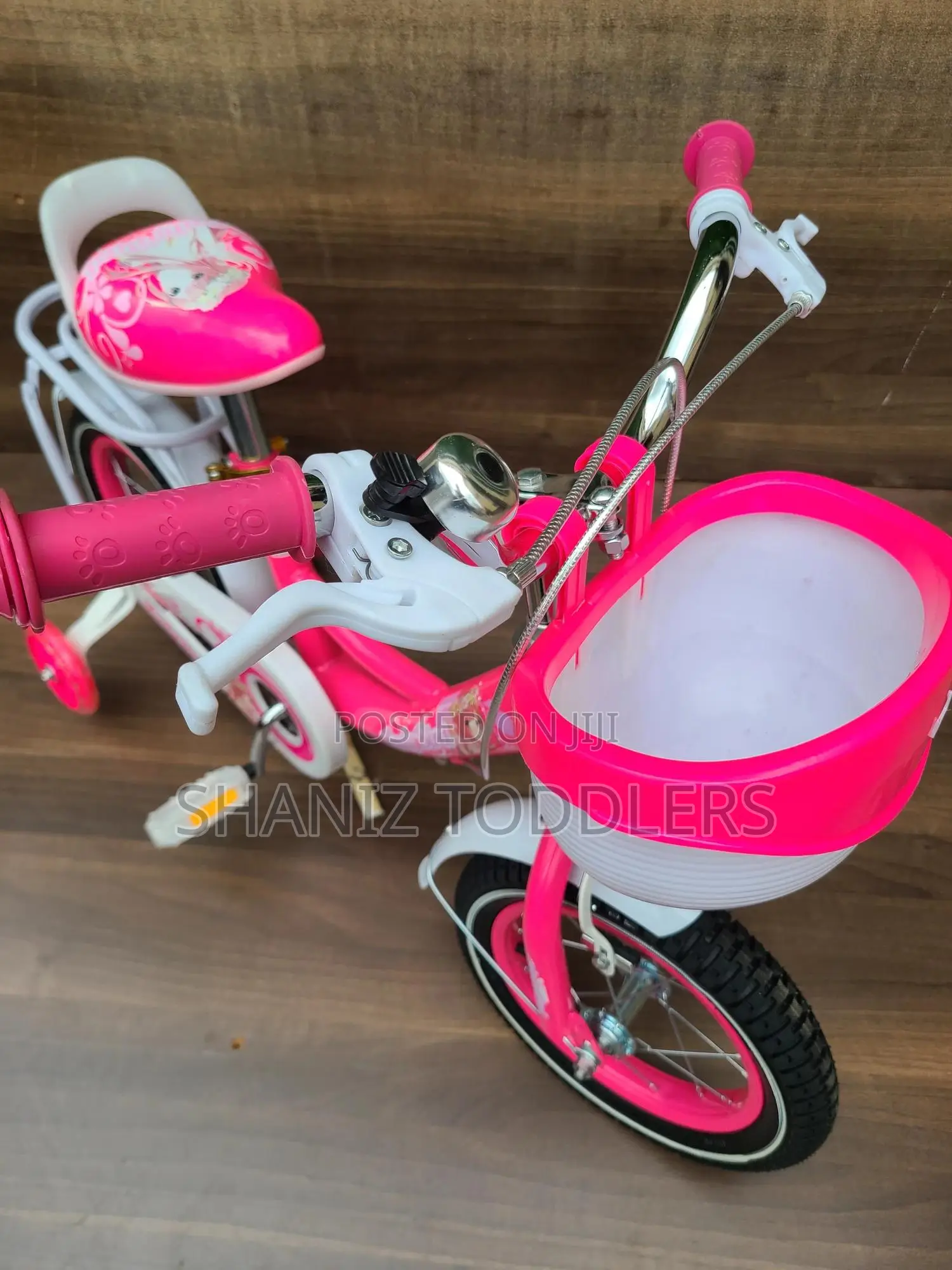 Kids Bike With Trainer Wheels – Size 12/14/16