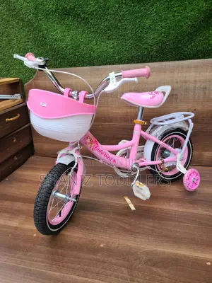 Children Bicycle – With Side Wheels Basket