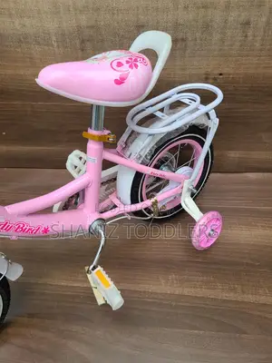 Children Bicycle – With Side Wheels Basket