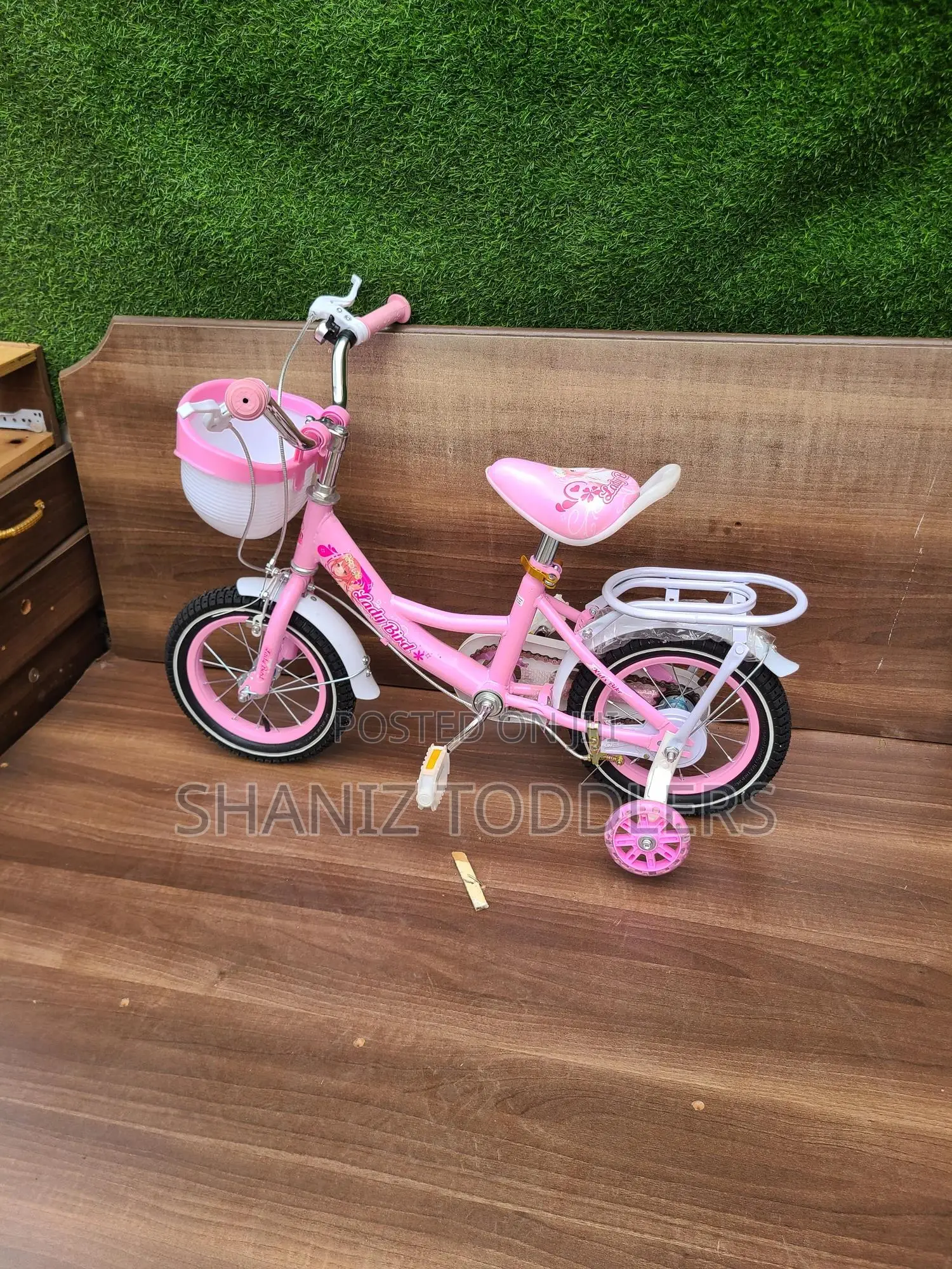 Kids Bicycle – Strong Frame, Basket Side Wheel
