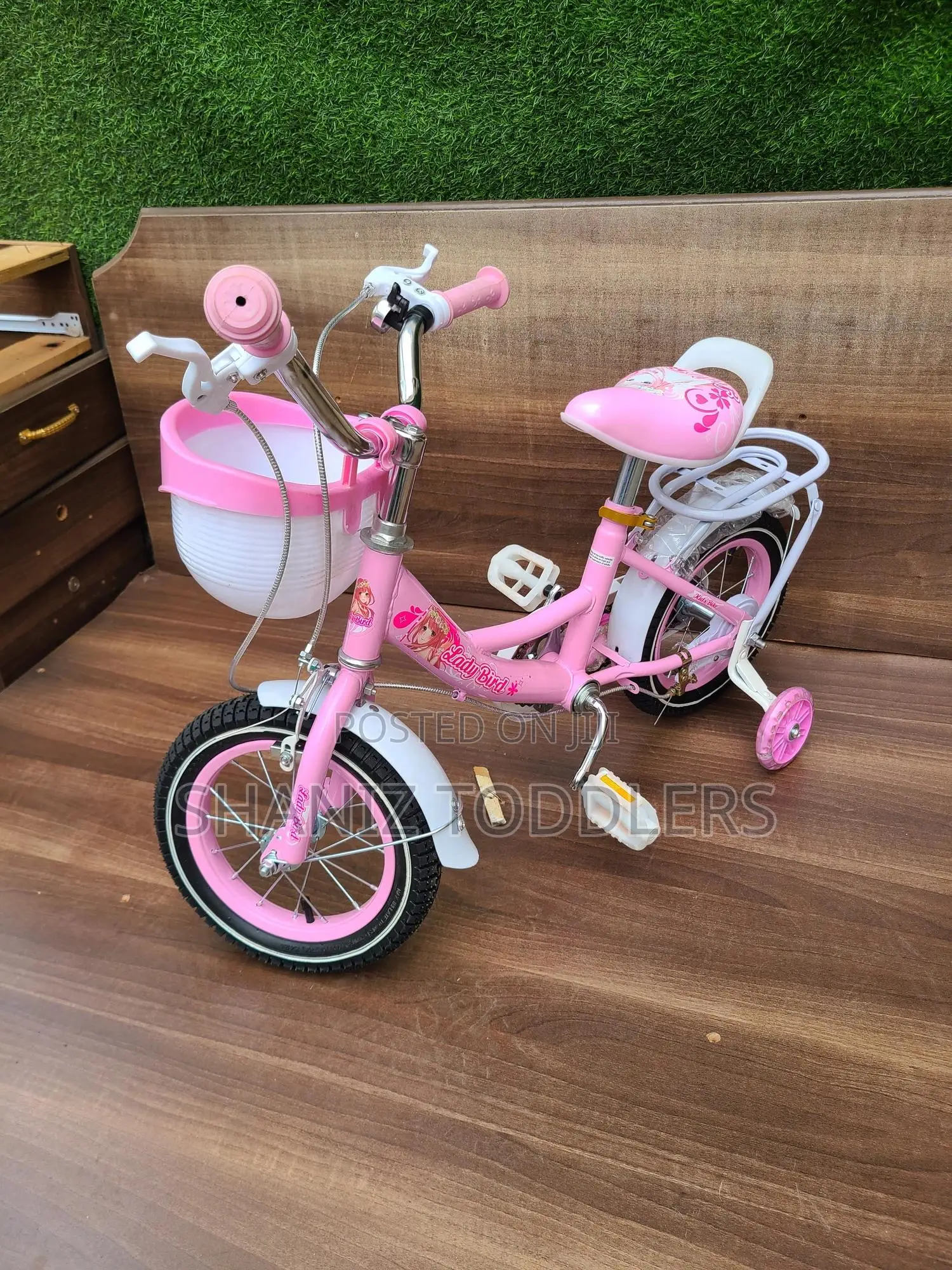 Kids Bicycle – Strong Frame, Basket Side Wheel
