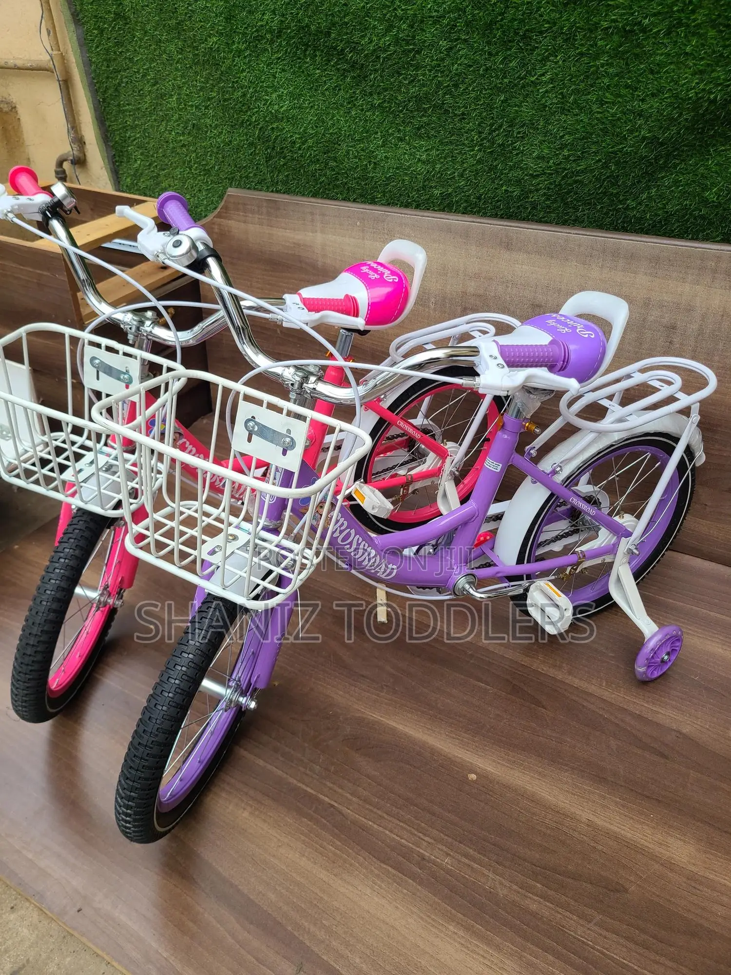 Kids Training Bike – With Side Wheels Bell